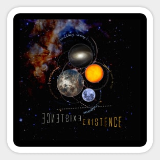 Existence Design Sticker